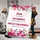 Personalized Mom Grandma Great Grandma Blanket, Great Grandma Blanket with Kids Name, Floral Grandma Blanket, Mothers Day Gifts - 4