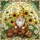 Jovial Garden Gnome Sunflowers Bees Tiffany Stained Glass - Woodland Meadow Decor Stained Glass Suncatcher - 5