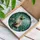 Siamese Cat Blue Eyes Crescent Moon Stained Glass Garden - Tiffany Style Decor Stained Glass Suncatcher - 3