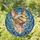 Detailed Sphynx Cat Stained Glass Art, Tiffany Style Design with Piercing Blue Eyes Stained Glass Suncatcher - 1