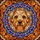 Shaggy Terrier Dog Stained Glass Tiffany Style - Geometric Mandala Jewel Tones Stained Glass Suncatcher - 5
