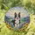 Happy Tri-Color Border Collie Dog Tiffany Style Jewel Tone Stained Glass Sunflowers Hills Stained Glass Suncatcher - 1
