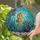 Seahorse Stained Glass Art - Tiffany Style Underwater Ocean Coral Mosaic Jewel Tones Stained Glass Suncatcher - 2