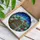 Tiffany Glass Antique Books Wildflower Garden Jewel Tones - Mosaic Sky Intricate Pattern Stained Glass Suncatcher - 3