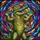 Anthropomorphic Alligator King Golden Crown Stained Glass Mardi Gras Festival Decor Stained Glass Suncatcher - 5