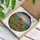 Stained Glass Leaping Rhodesian Ridgeback Dog Wildflower Field Sunflowers Lupine Art Stained Glass Suncatcher - 3