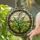 White Lily of the Valley Flowers, Tiffany Glass Style Mosaic Landscape Art with Ornate Border Stained Glass Suncatcher - 2