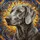 Weimaraner Dog Head Stained Glass Art - Tiffany Style Mosaic Home Decor Gift for Dog Lovers Stained Glass Suncatcher - 5
