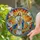 Jesus Christ Playing Saxophone Stained Glass Tiffany Style - Doves Musical Notes Sunburst Stained Glass Suncatcher - 2