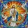 Jesus Christ Playing Saxophone Stained Glass Tiffany Style - Doves Musical Notes Sunburst Stained Glass Suncatcher - 5