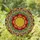 Tiffany Style Stained Glass Mandala Floral Kaleidoscope Mosaic Art - Jewel Tones Translucent Stained Glass Suncatcher - 1