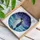 Emperor Penguin Ice Floe Stained Glass - Arctic Nebula Mountains Winter Wildlife Gift Stained Glass Suncatcher - 3