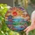 Stained Glass Japanese Pagoda Mount Fuji Cherry Blossom Landscape Intricate Art Stained Glass Suncatcher - 2