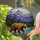 Grizzly Bear Stained Glass Mountains Forest River - Tiffany Style Wildlife Decor Stained Glass Suncatcher - 2