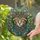 Regal Mystical Cat Face Stained Glass Art with Golden Crown, Tiffany Glass Style Stained Glass Suncatcher - 2