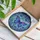 Majestic Purple Blue Butterfly Tiffany Stained Glass Art - Intricate Filigree Floral Mosaic Design Stained Glass Suncatcher - 3