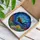 Scuba Diver Coral Reef Stained Glass - Deep Ocean Underwater Marine Life Window Art Stained Glass Suncatcher - 3