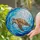 Majestic Sea Turtle Stained Glass Design - Ocean Depths Tiffany Style Jewel Tones for Home Decor Stained Glass Suncatcher - 2