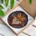 Fox Head Portrait Tiffany Stained Glass Segmented Fur Swirling Foliage Mosaic Jewel Tones Stained Glass Suncatcher - 3