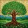 Majestic Tree of Life Stained Glass Tiffany Style Glowing Mountain Forest Art Stained Glass Suncatcher - 5
