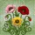 Crimson Red Pink Yellow Poppy Flowers Stained Glass - Glowing Tiffany Style Mosaic Art Stained Glass Suncatcher - 5