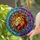 Lion Head Stained Glass Art - Tiffany Style Multi-Color Mane Mosaic Design Stained Glass Suncatcher - 2