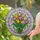 Detailed Stained Glass Tulip Bouquet Tiffany Style Mosaic - Floral Home Decor Gift Stained Glass Suncatcher - 2