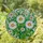 Stained Glass Daisy Flowers Green Leaves Mosaic - Tiffany Style Floral Window Art Stained Glass Suncatcher - 1
