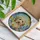 Fluffy Goldendoodle Stained Glass Flowers Sun & Sky - Tiffany Jewel Tone Dog Art Stained Glass Suncatcher - 3