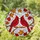 Northern Cardinal Birds Stained Glass - Autumn Leaves Mosaic Tiffany Art Home Decor Stained Glass Suncatcher - 1