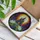 Spooky Haunted Castle Ghosts Pumpkins Autumn Trees Full Moon Tiffany Stained Glass Decor Stained Glass Suncatcher - 3