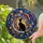 Black Cat Crescent Moon Galaxy Starlight - Celestial Night Sky Decor Cat Lover Gift Stained Glass Suncatcher - 2
