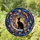 Black Cat Crescent Moon Galaxy Starlight - Celestial Night Sky Decor Cat Lover Gift Stained Glass Suncatcher - 1