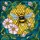 Bumblebee Tiffany Stained Glass Honeycomb Pink Flowers Translucent Jewel Art Stained Glass Suncatcher - 5