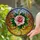 Rose Blooming Stained Glass Mosaic - Tiffany Style Floral Home Window Decoration Gift Stained Glass Suncatcher - 2