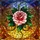 Rose Blooming Stained Glass Mosaic - Tiffany Style Floral Home Window Decoration Gift Stained Glass Suncatcher - 5