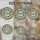 MiMi" Ornate Bronze-Gold Stained Glass Rose Wreath - Tiffany Style Grandparent Birthday Gift Stained Glass Suncatcher - 4