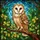 Majestic Barn Owl Stained Glass Tiffany Style Art - Intricate Nature Wildlife Bird Gift Stained Glass Suncatcher - 5