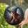 Elegant Witch Stained Glass Art - Full Moon Forest Night Decor for Mystical Home & Halloween Stained Glass Suncatcher - 2