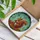 Squirrel Pinecone Autumn Leaves Butterfly Tiffany Glass Mosaic Teal-Green Artwork Stained Glass Suncatcher - 3