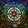 Compass Rose Stained Glass Tiffany Art - Multi-Pointed Star Navigation Guidance Mosaic Stained Glass Suncatcher - 5