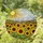 Glowing Translucent Tiffany Stained Glass Sunflowers Mosaic - Hills & Sky Decor Stained Glass Suncatcher - 1