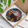 Bald Eagle American Flag Wildflower Stained Glass - Patriotic USA Freedom Day Gift for Veterans Stained Glass Suncatcher - 3