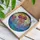 Intricate Stained Glass Jellyfish Ocean Scene - Sun Rays, Seaweed, Tiffany Style Art Stained Glass Suncatcher - 3