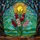 Tiffany Stained Glass Blossoming Hyacinth Flowers Sunburst Gnarled Tree Landscape Art Stained Glass Suncatcher - 5