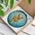 Golden Retriever Water Splash Stained Glass Mosaic - Tiffany Bubbles Jewel Tones Stained Glass Suncatcher - 3