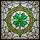 Emerald Gold Four-leaf Clover Stained Glass Mosaic Ornate Tiffany Style Good Luck Gift Stained Glass Suncatcher - 5