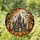 Spooky Gothic Mansion Jack-o'-lantern Bats Moon Autumn Tiffany Halloween Decor Stained Glass Suncatcher - 1