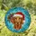 Vizsla Dog Santa Hat Stained Glass Art Red Berries Green Leaves - Christmas Dog Lover Gift Stained Glass Suncatcher - 1