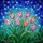 Tiffany Style Stained Glass Tulips Lush Green Leaves - Light-Filtering Mosaic Sky Window Art Stained Glass Suncatcher - 5